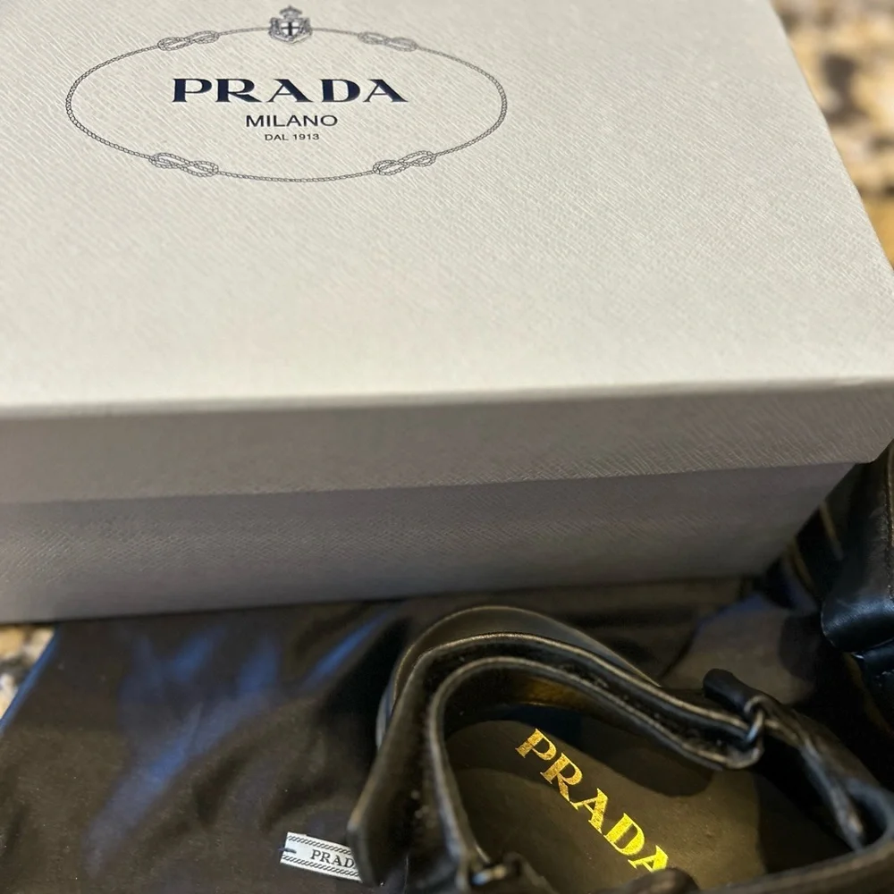 Prada padded leather sports sandals - Picture 8 of 16